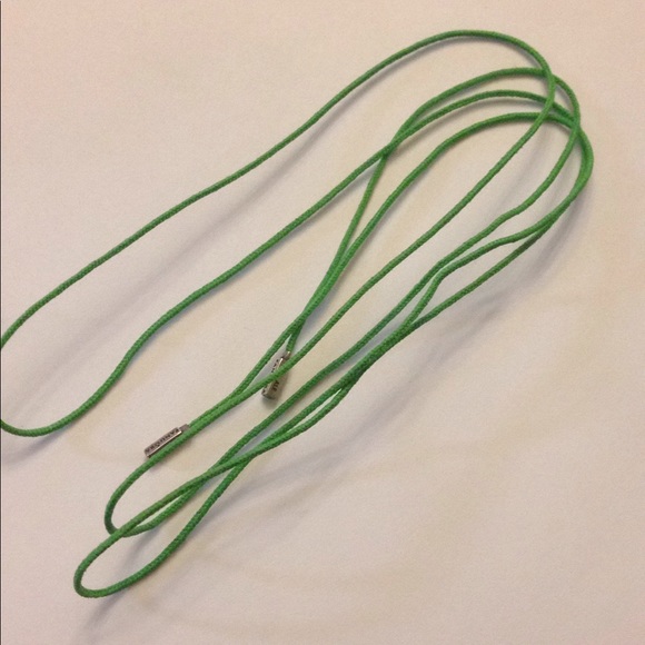 Pandora green cord/lariat silver 925 - Picture 3 of 4